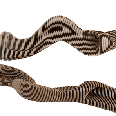  现代异形公用椅su模型下载 