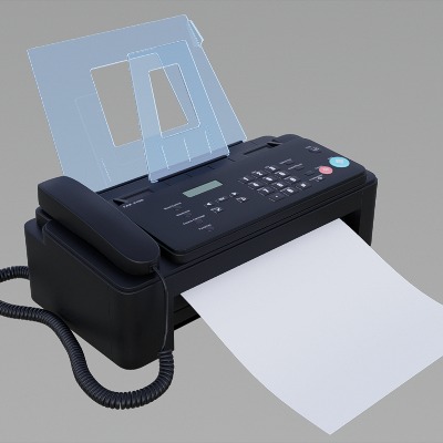  现代传真机su模型下载 