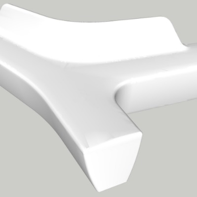  现代创意坐凳公用椅su模型下载 