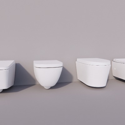  现代马桶su模型下载 