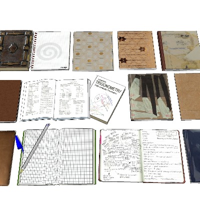  记事本 笔记本su模型下载 