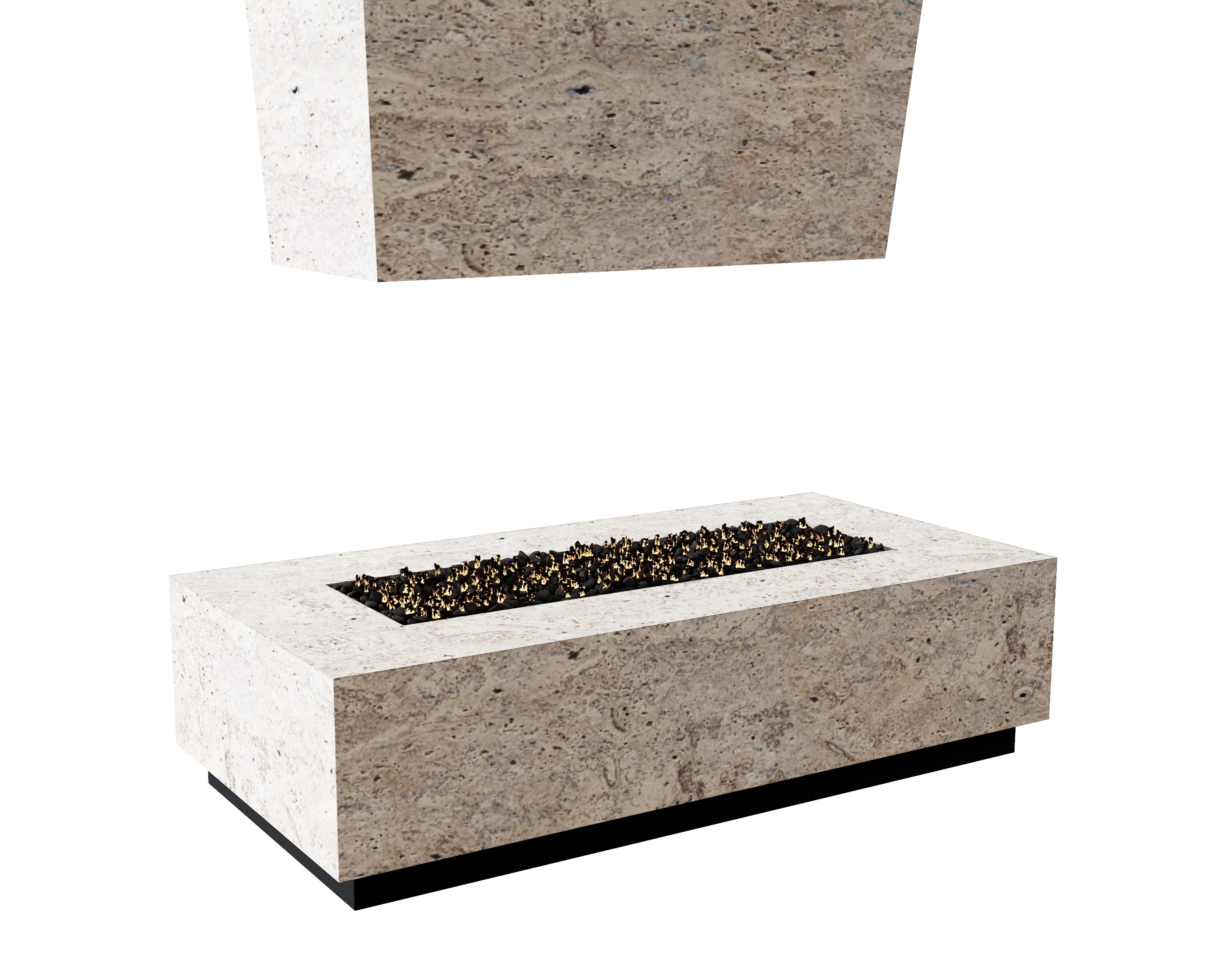  现代壁炉火炉SU下载模型 