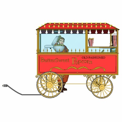  现代售卖车su模型下载 