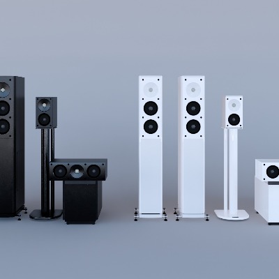  现代音响设备su模型下载 