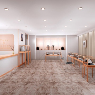  现代珠宝首饰店su模型下载 