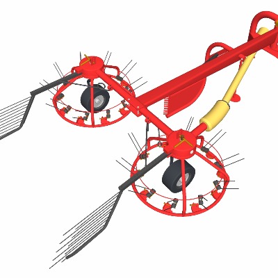  现代农业器材su模型下载 