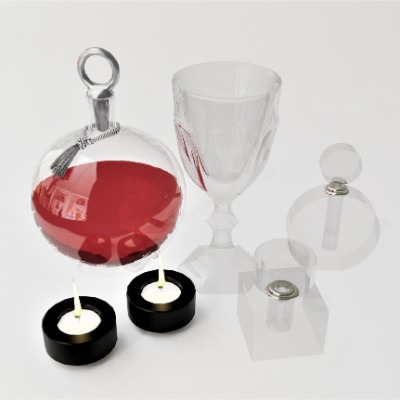  现代酒具酒杯su模型下载 