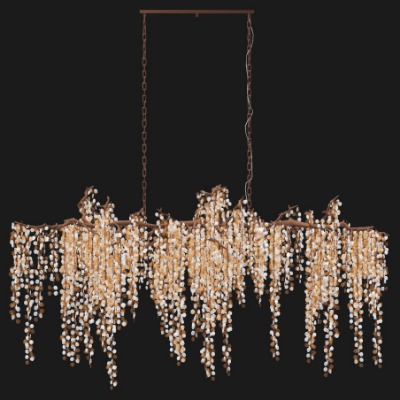  现代水晶装饰灯su模型下载 