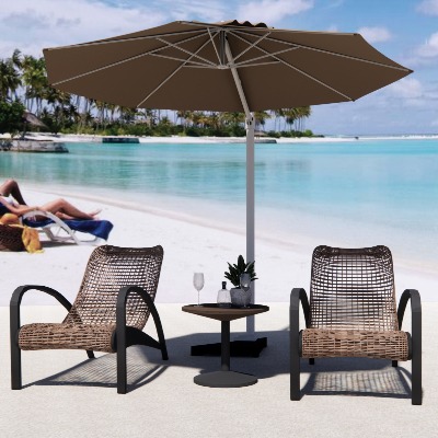  现代藤编休闲躺椅su模型下载 