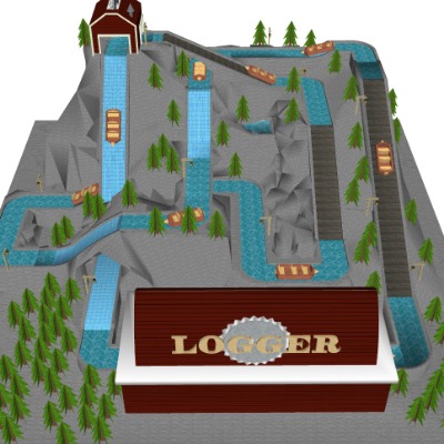  现代儿童游乐场su模型下载 