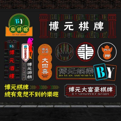  工业风霓虹灯装饰灯su模型下载 