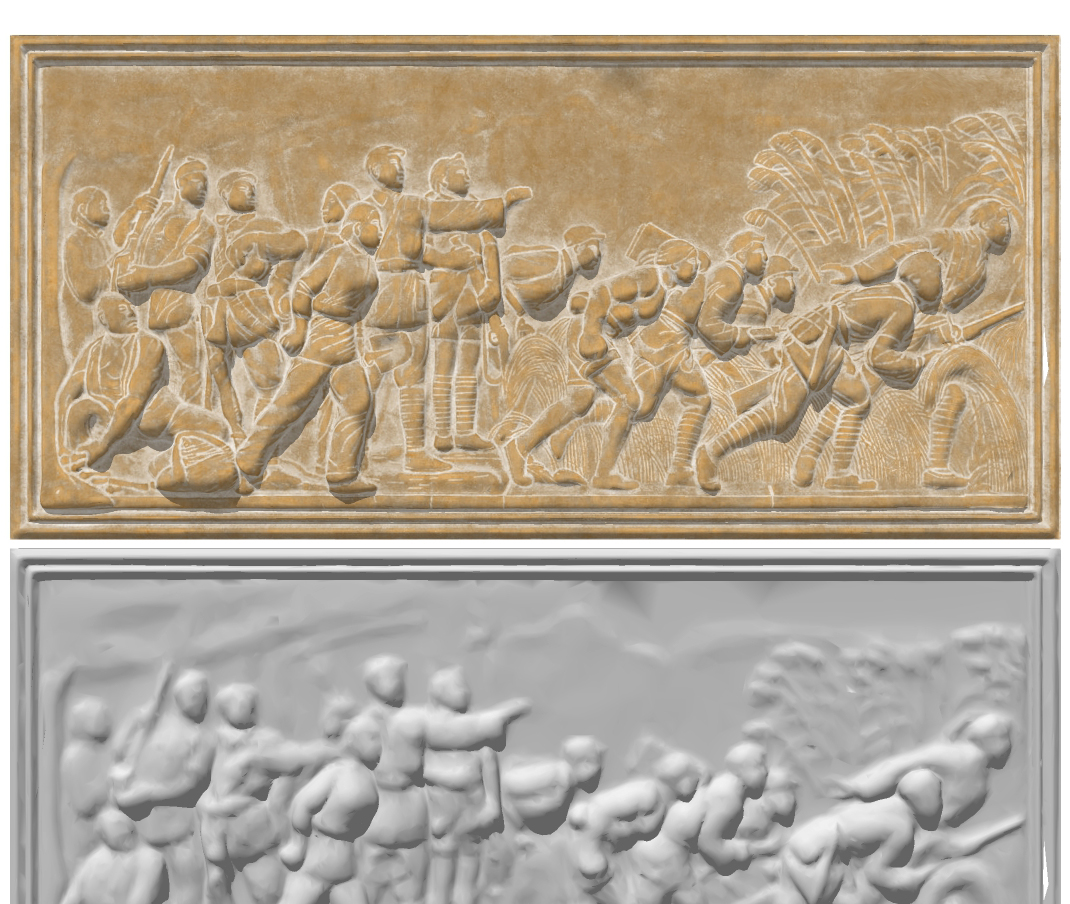  新中式浮雕su模型 