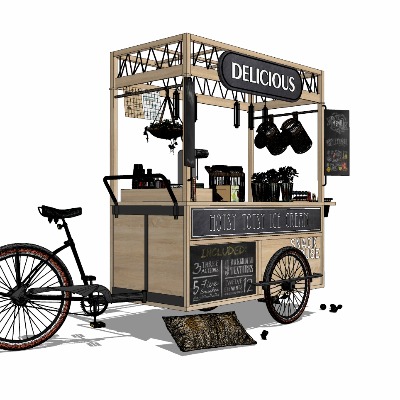  售卖车su模型下载 