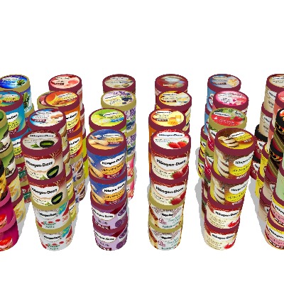  冰淇凌 甜筒雪糕su模型下载 