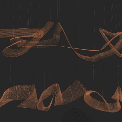  现代异形装饰灯su模型下载 