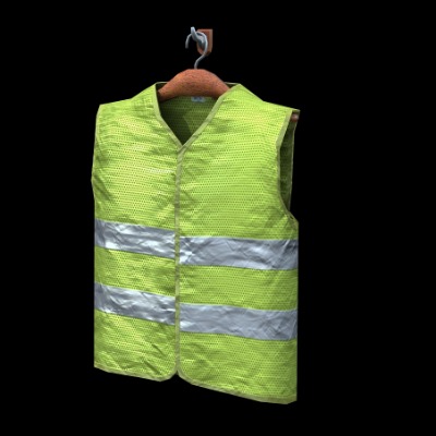  现代工地反光衣马甲su模型下载 