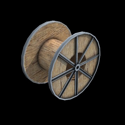  现代电缆轴电线轴su模型下载 