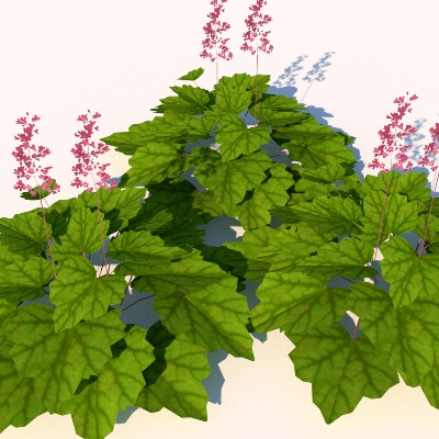  现代花草su下载模型 