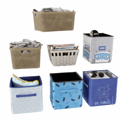  北欧收纳箱收纳筐su模型下载 