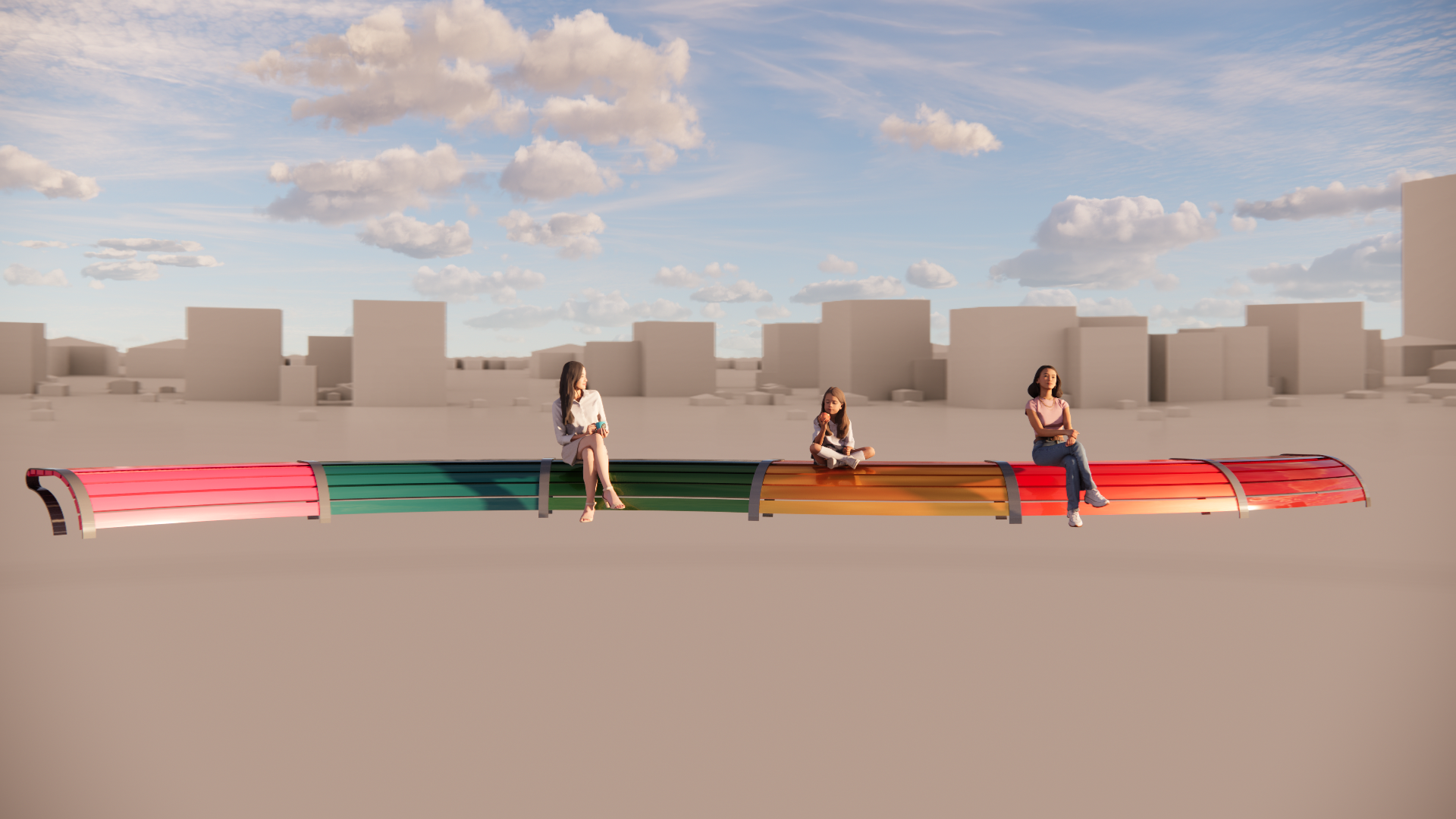  景观座椅 座凳su模型下载 