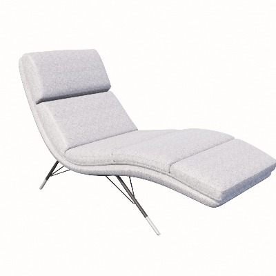  现代休闲躺椅su模型下载 