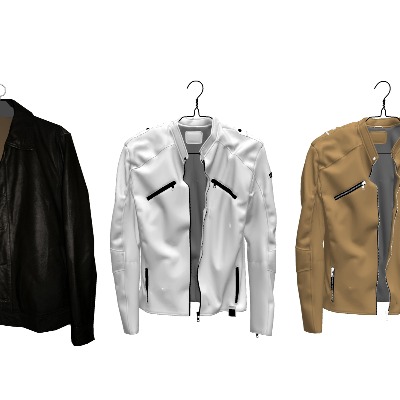  皮衣服饰 上衣外套su模型下载 