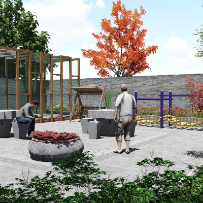  公共厕所 公共洗手间su模型下载 