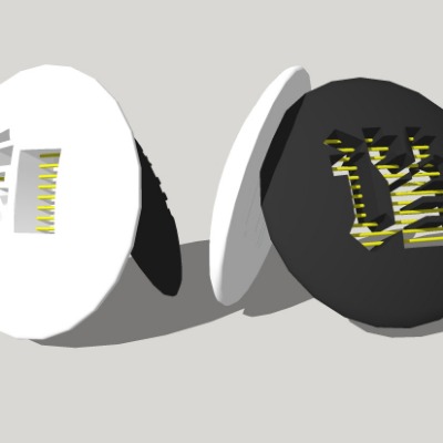  现代社会主义核心价值观宣传栏su模型下载 