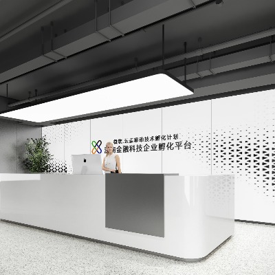  现代公司前台su模型下载 