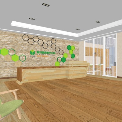  现代养老院su模型下载 