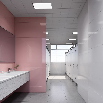  现代公共卫生间su模型下载 