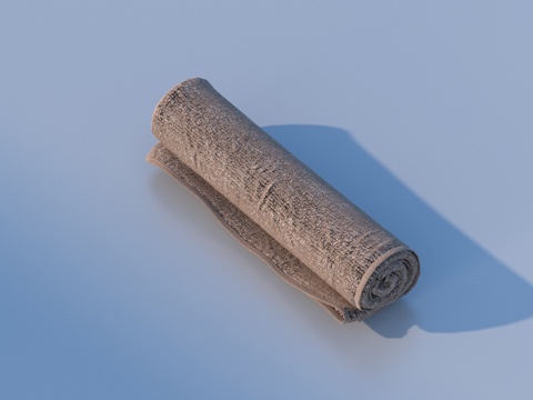  毛巾 抹布 布料3d模型 