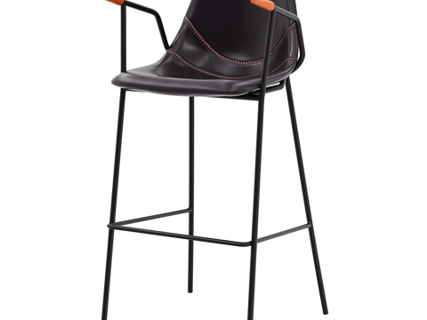  高脚椅 吧椅 吧凳3d模型 