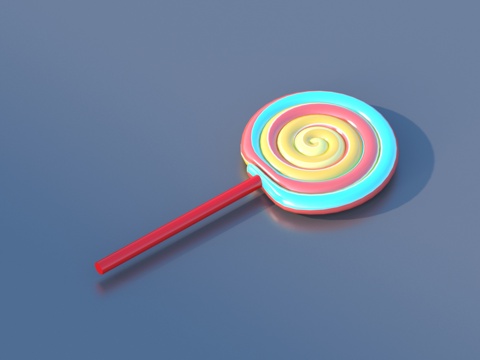  糖果零食 卡通玩具 小品3d模型 