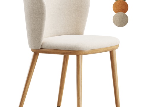  Kave Home西塞莉亚座椅3d模型 