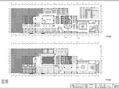 1500平西餐厅 咖啡厅 最新全套施工图合集cad施工图