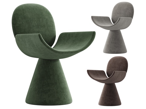 Bonaldo 现代休闲椅 餐椅 转椅 化妆椅su模型