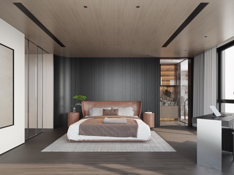  轻奢别墅 样板间 最新全套施工图 效果图合集cad施工图 