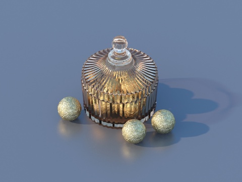  咖啡 咖啡球 食物3d模型 