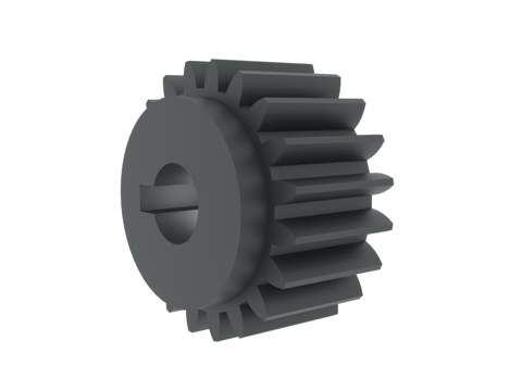  齿轮3d模型 