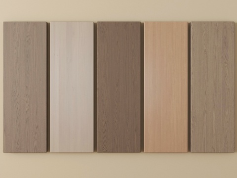 现代护墙板 木饰面护墙板 墙饰板 木饰面背景墙su模型