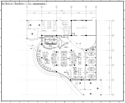 西餐厅 自助餐厅 最新全套施工图合集cad施工图