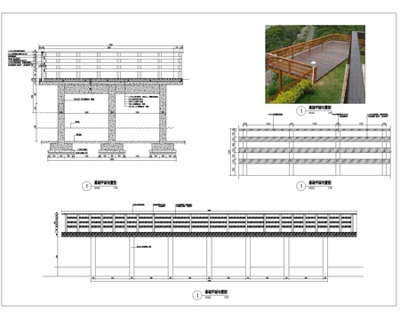 观景平台CAD施工图cad施工图