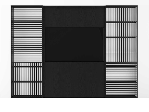  现代简约背景墙 背景墙 装饰背景墙 床头背景墙3d模型 