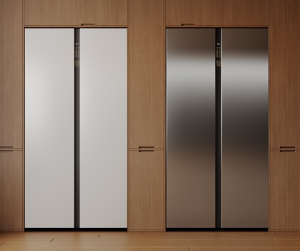 现代极简洗手台 中古浴室柜 台盆柜 装饰品摆件 镜子 卫生间su模型