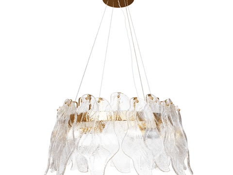  现代简约轻奢吊灯 吊灯 简约吊灯 餐厅吊灯 客厅吊灯 玻璃吊3d模型 