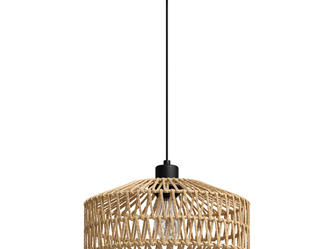  北欧简约吊灯 吊灯 简约吊灯 藤编吊灯 餐厅吊灯 客厅吊灯3d模型 