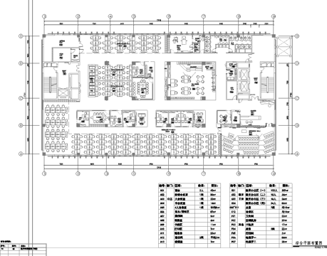  办公室 最新全套施工图 效果图合集cad施工图 