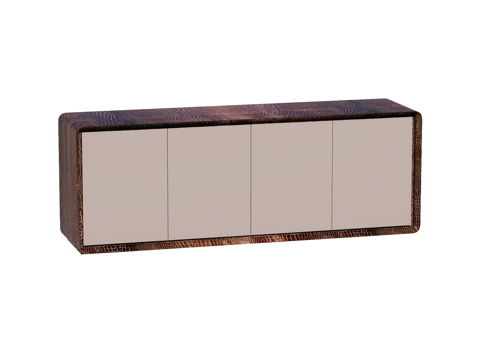 现代边柜装饰柜储物柜电视柜su模型