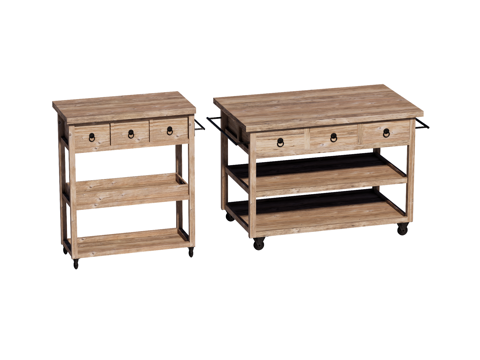  复古做旧装饰架装饰柜su模型 